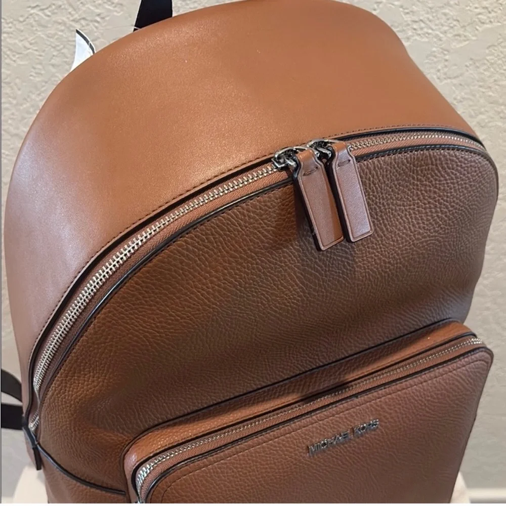 Michael Kors Brown Leather Backpack NWT